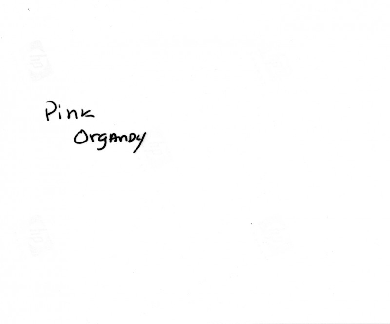 eh pink organdy 82